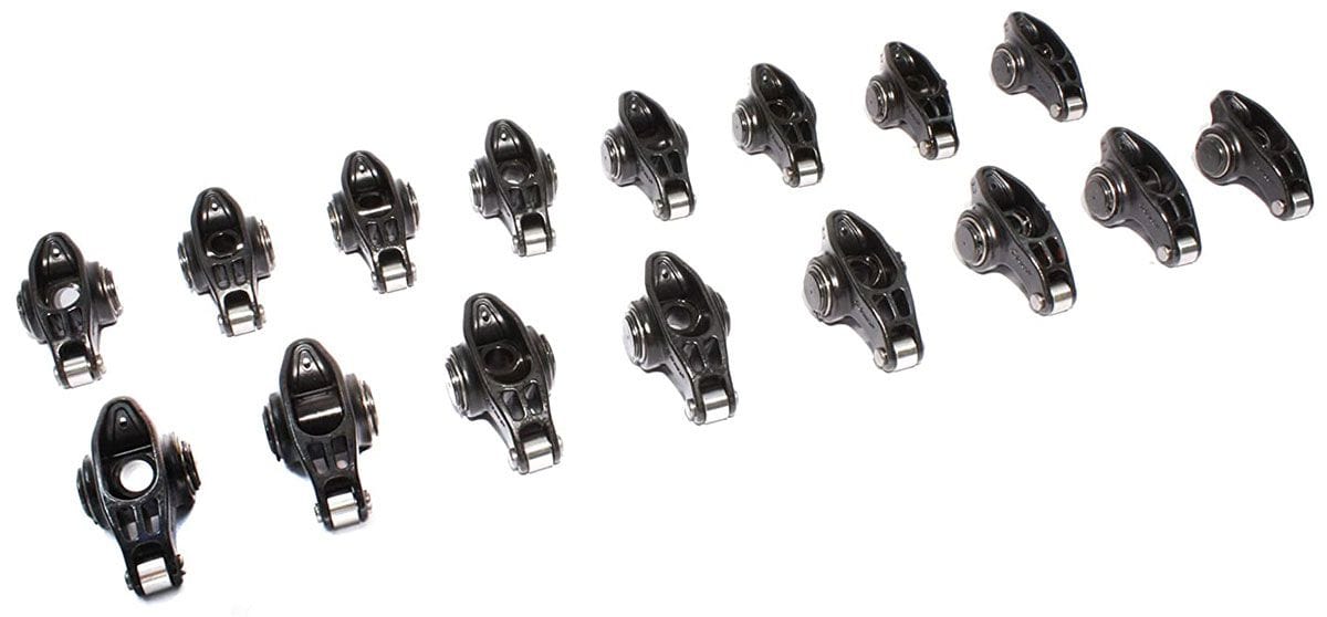 COMP Suit BB Chev 348-409 "W-Head" Ultra Pro Magnum Roller Rocker Arms 3/8" Stud Dia, 1.7 Ratio CO1629-16 Autofit