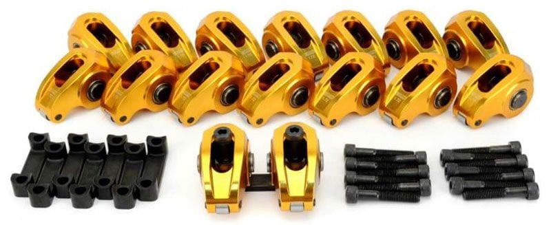COMP Suit GM LS3/L99/L76/L92 Rectangle Port Heads Ultra-Gold Roller Rocker - Bolt-On, 1.72 Ratio CO19028-16 Autofit