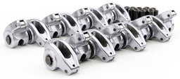 COMP Suit Small Block Chevy 265 - 400 High Energy Die Cast Aluminium Roller Rocker Arms 3/8" Stud Dia, 1.5 Ratio CO170 Autofit