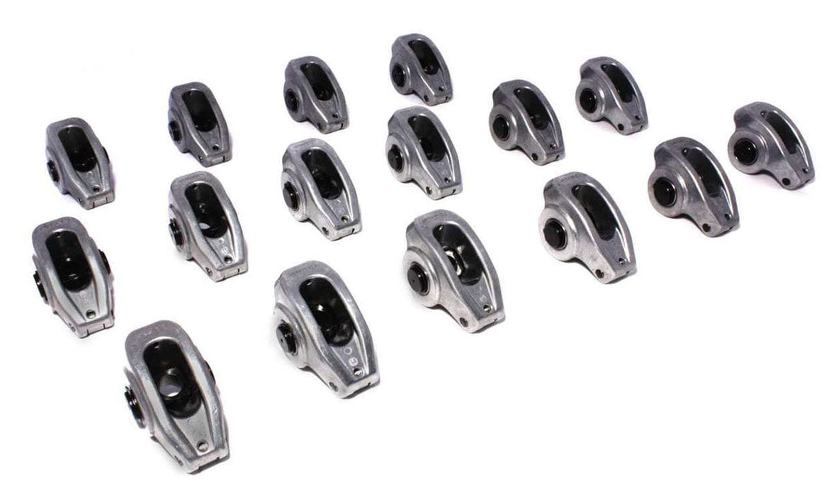 COMP Suit Small Block Chevy 265 - 401 High Energy Die Cast Aluminium Roller Rocker Arms 3/8" Stud Dia, 1.6 Ratio CO170 Autofit