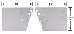 COMPENG 2-Piece Suit GM LS Series Aluminium Front Motor Plate MOC3995 Autofit