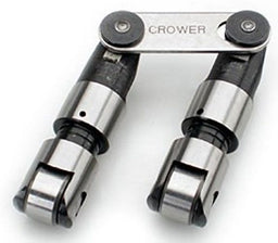 CROWER SB Chevy Cyl# 2,3,6,7 .150" Int Offset will fit Tall Lifter Bore - HI Severe-Duty Cutaway O/size Bearing Solid Roller Lifters, .903" dia./.812" Brg C6 Autofit