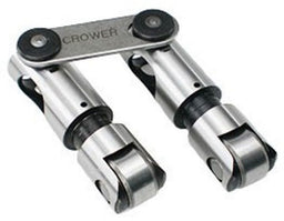 CROWER SB Chevy (Set of 16) Full Body Solid Roller Lifters .842" dia./.750" Bearing C66200-16 Autofit