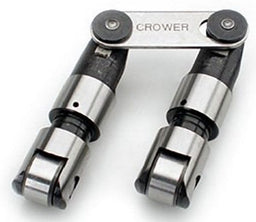 CROWER SB Chevy will fit Tall Lifter Bore - High Pressure Pin Oiling Severe-Duty Cutaway O/size Bearing Solid Roller Lifters .903" dia./.812" Bearing Autofit