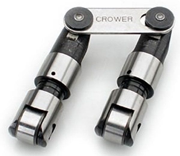 CROWER SB Chevy will fit Tall Lifter Bore - High Pressure Pin Oiling Severe-Duty Cutaway O/size Bearing Solid Roller Lifters .903" dia./.812" Bearing Autofit