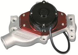 CVR Small Block Chevy - Red Anodised Face Cast Proflo Maximum Electric Water Pump - 55 GPM CVR7550R Autofit