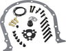CVR Suit Big Block Chevy 2 Piece Billet Timing Cover - Black CVRTC2454BK Autofit