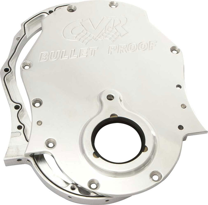 CVR Suit Big Block Chevy 2 Piece Billet Timing Cover - Clear CVRTC2454CL Autofit