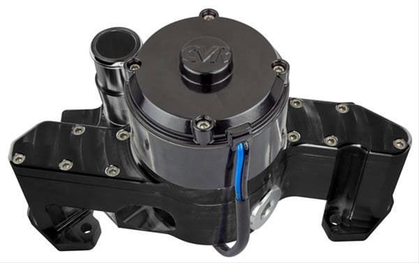 CVR Suit Chev LS, Black Anodised Proflo Extreme 55 GPM Electric Water Pump CVR8400BK Autofit
