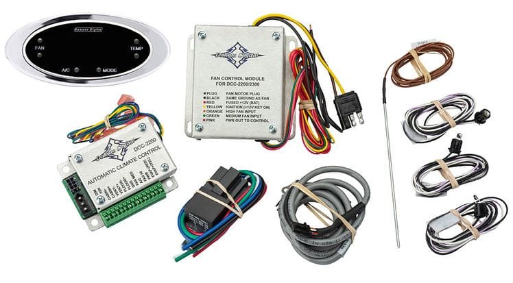 DAKOTA Dakota Digital Elliptical Digital Climate Control for Vintage Air Gen II DAKDCC- Autofit
