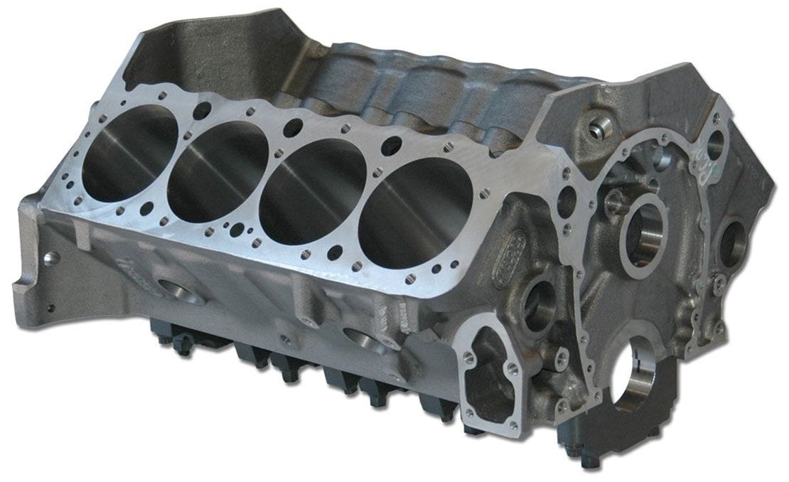 DART 4.125" Bore, 9.025" Deck, 350 Mains Dart SHP Cast Iron SB Chev Engine Block with 4-Bolt Ductile Caps DA31161211 Autofit