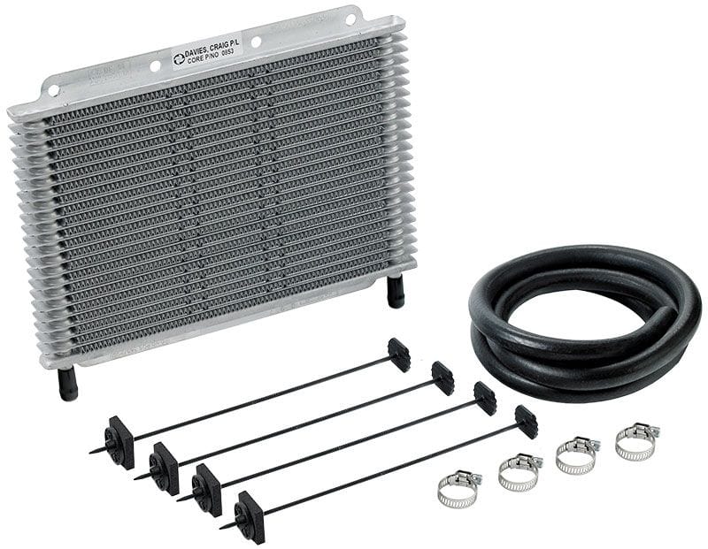 DC 280mm (H) x 216mm (L) x 19mm (Thick) Hydra-Cool Transmission Cooler with 3/8" Push-on Fittings DC678 Autofit