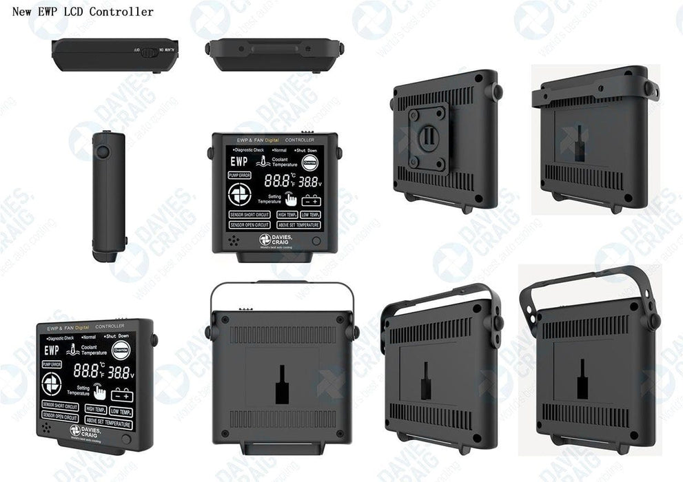 DC Suit 12 & 24 Volt LCD EWP & Fan Controller V2 DC8002 Autofit