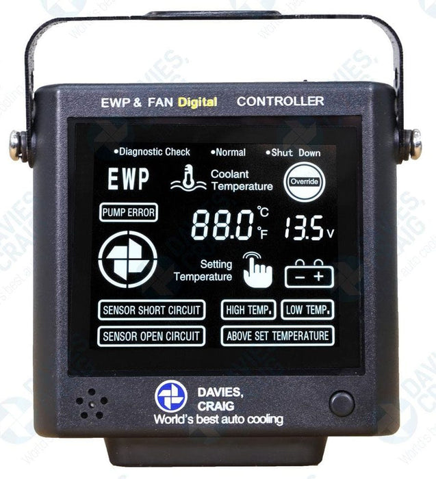 DC Suit 12 & 24 Volt LCD EWP & Fan Controller V2 DC8002 Autofit