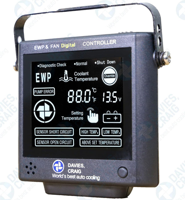 DC Suit 12 & 24 Volt LCD EWP & Fan Controller V2 DC8002 Autofit