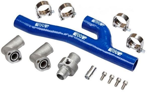 DC Suit BB Chev EWP Header Adaptor Kit - Blue DC8620 Autofit