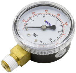 DEDENBEAR High Pressure Gauge for CO2 Regulator, 0-160 psi DE-GLP Autofit