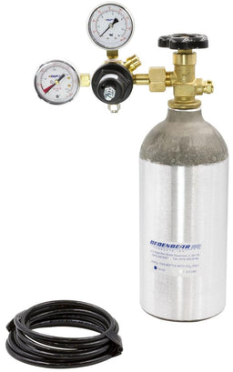DEDENBEAR Kit Includes: 2.5 lb Bottle, Valve, Regulator & Tubing CO2 Bottle Kit DE-AB25K Autofit