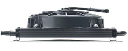 DERALE 11/32" Barb Inlets. 13-5/8" L x 7-5/8" H x 3-5/8" W Derale Dyno-Cool 6 Pass Remote Mount Cooler with Fan DP12740 Autofit