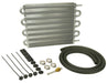 DERALE 11/32" Barb Inlets. 13" L x 10" H x 3/4" W Derale Dyno-Cool 6000 Series Transmission Cooler Kit DP12907 Autofit