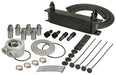 DERALE 13" L x 4-9/16" H x 2quot; W Derale Stacked Plate Engine Oil Cooler Kit (sandwich adapter) DP15605 Autofit