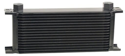 DERALE 13"W x 5-9/16"H x 2"D Derale Stacked Plate Cooler 16 Rows, Inlet Size -10AN O-ring Female DP51678 Autofit