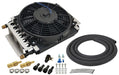 DERALE 16 Pass, x4 -8AN Inlet/Outlet, 11-1/2" H x 15-3/4 W x 5" D Electra-Cool Remote Transmission Cooler Kit DP15900 Autofit