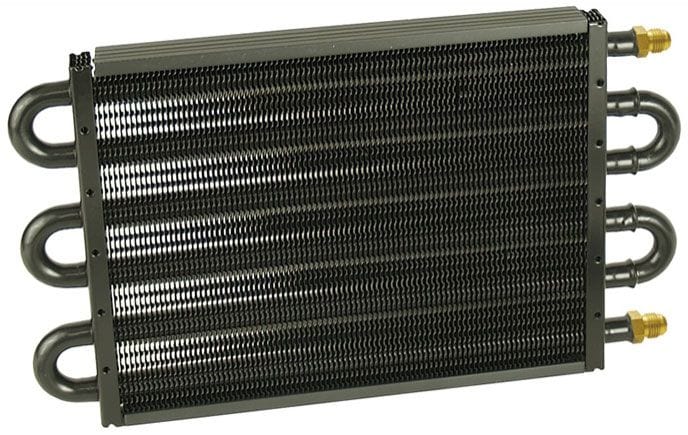 DERALE -6AN 13-1/2" L x 7-5/8" H x 3/4" W Derale Series 7000 Transmission Cooler DP13316 Autofit
