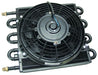 DERALE -6AN Inlets. 13-5/8" L x 10-1/4" H x 3-5/8" W Derale Dyno-Cool 8 Pass Remote Mount Cooler with Fan DP12732 Autofit