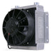 Derale 7/8"-14 Inlets 18 Row Hi-Flow Racing Remote Cooler with 8" Single Fan DP65861 Autofit