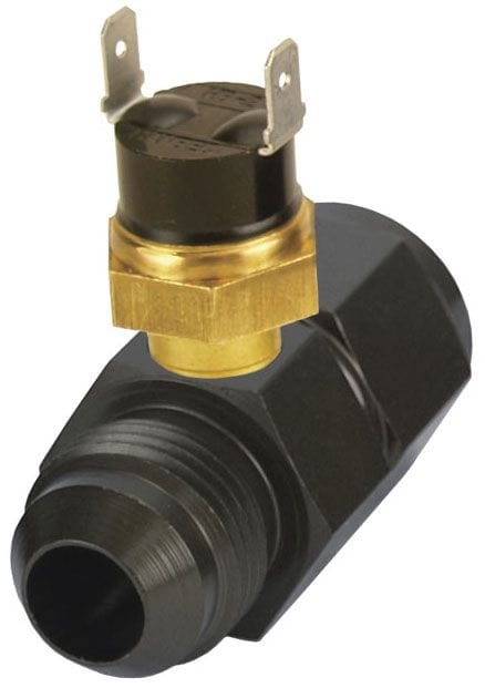 DERALE On 190°F - Off 175°F Derale Premium Series In-Line Fluid Thermostat -8AN x -8AN DP35026 Autofit