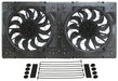 DERALE With 4000 cfm High Output 12" Electric Fans, 28-5/8"W x 13-7/8"H x 3- Dual Fan & Shroud Kit DP16928 Autofit