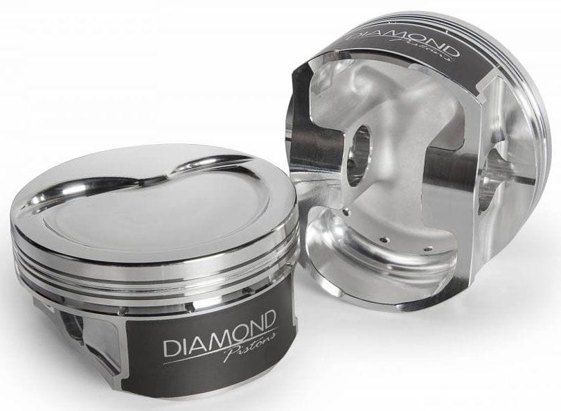 DIAMOND 4.070" bore, 4.000" stroke, 6.125" rod length, -15cc dome volume LSA Dish Top Forged Pistons With Rings D1LSA-4070-R1-8 Autofit