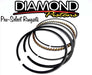 Diamond Pistons 87mm Bore, 1.0mm Top Ring, 1.2mm Second Ring, 2.8mm Oil Ring Pro-Select Ring Set - STD Tension D09513425 Autofit