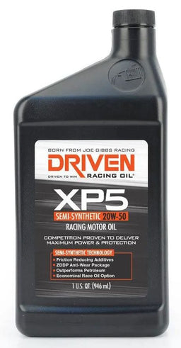 DRIVEN 946ml Bottle DRIVEN XP5 20W50 Semi-Synthetic Racing Oil JGP00906 Autofit