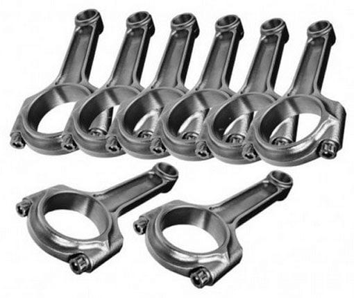 EAGLE 5.700" Length, Bushed Fit SB Chev 350 Forged I-Beam Conrod Set EACSIR5700BBLW Autofit
