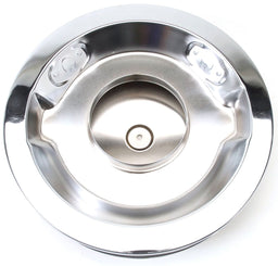 EDELBROCK 14" diameter with 3" element, 3-3/4" overall height Pro-Flo Chrome Air Cleaner ED1221 Autofit
