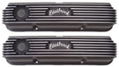 EDELBROCK 1958-1976 Ford FE, 5" overall ht. Classic Aluminium Series Valve Covers - Black Finish ED41623 Autofit