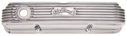 EDELBROCK 1958-1976 Ford FE, 5" overall ht. Classic Aluminium Series Valve Covers - Polished Finish ED4162 Autofit