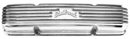 EDELBROCK 1959-86 Small Block Chevy 262-400, 3-1/2" overall ht. Classic Aluminium Series Valve Covers - Polished Finish ED4145 Autofit