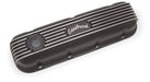 EDELBROCK 1965 & later Chevy Big Block, 3-1/2" overall ht. Classic Aluminium Series Valve Covers - Black Finish ED41853 Autofit