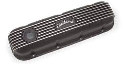 EDELBROCK 1965 & later Chevy Big Block, 3-1/2" overall ht. Classic Aluminium Series Valve Covers - Black Finish ED41853 Autofit