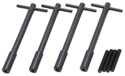 EDELBROCK 5" Black Wing Nuts (4 pack) ED44023 Autofit