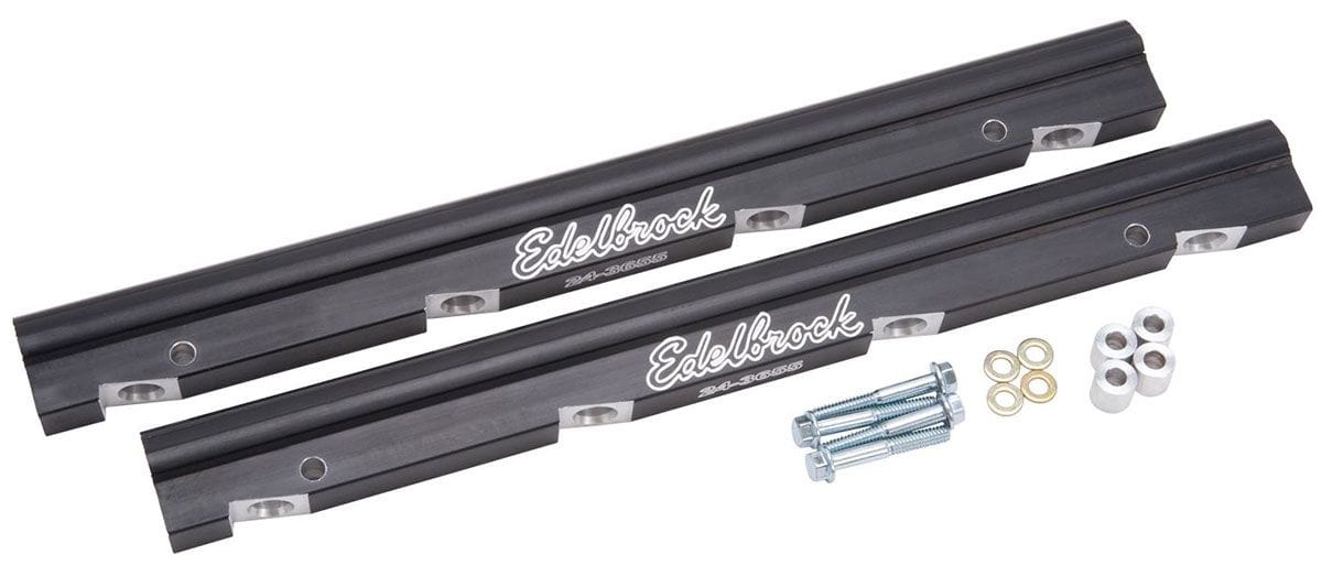 EDELBROCK -8AN inlet/Outlet Suit Edelbrock LS3 Manifold With Standard Injectors EFI Fuel Rail Kit ED3655 Autofit