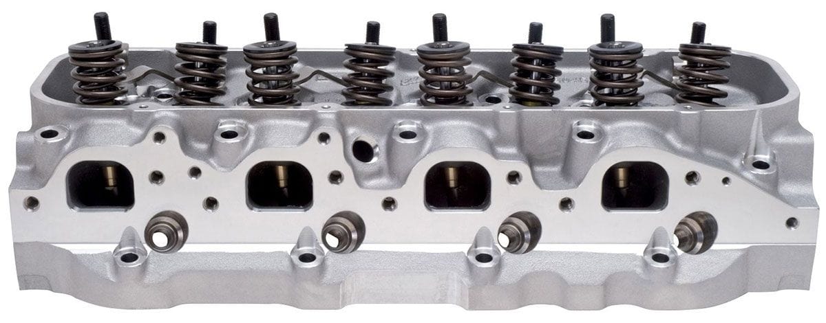 EDELBROCK BB Chevy Oval Port, 110cc chambers, great torque and horsepower up to Performer RPM 454-O Cylinder Heads - Single - Complete ED60459 Autofit