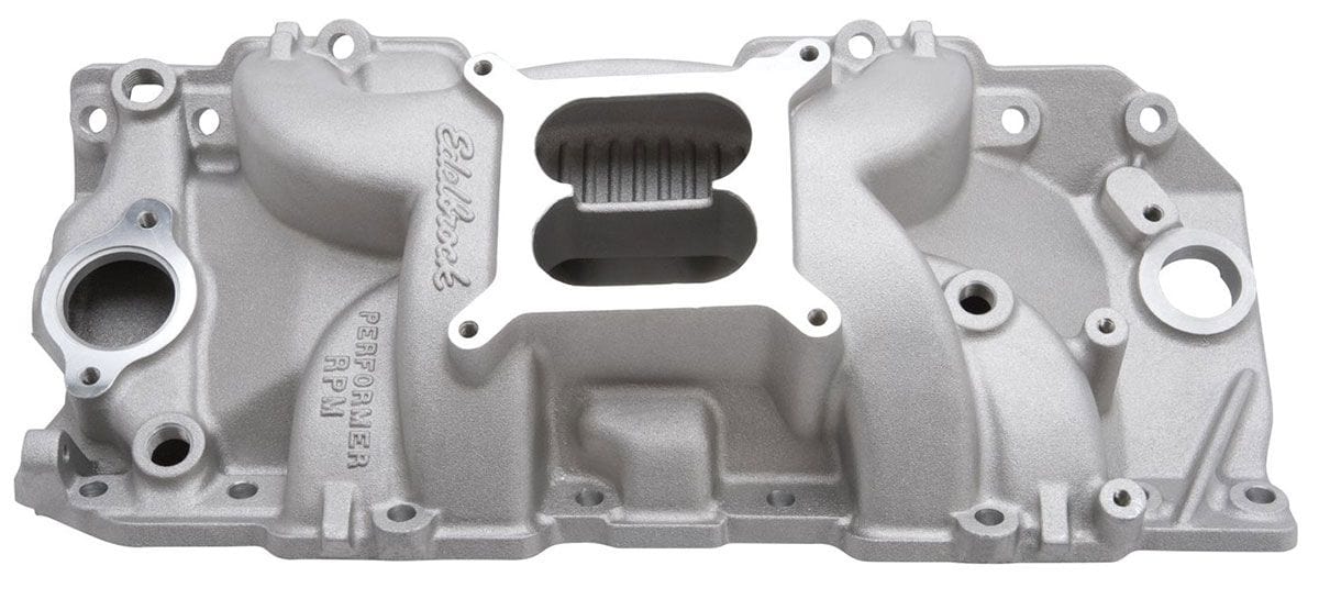 EDELBROCK Big Block Chevy 396-502 rectangular port, 1500 to 6500 rpm Performer RPM Intake Manifold ED7163 Autofit