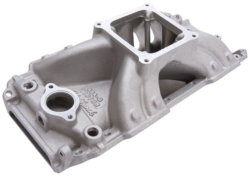 EDELBROCK Big Block Chevy oval port heads, 3500-7500 rpm Victor 454-O Intake Manifold ED2909 Autofit