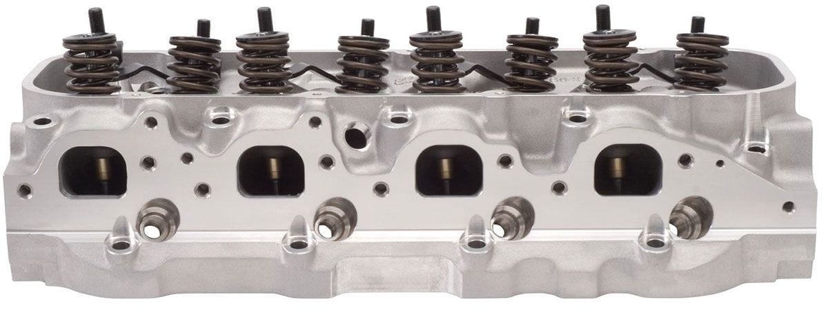 EDELBROCK Big Block Chevy, With 290cc oval ports & 110cc combustion chambers E-Street 290 Oval Port Cylinder Heads - Single - Complete ED50459 Autofit