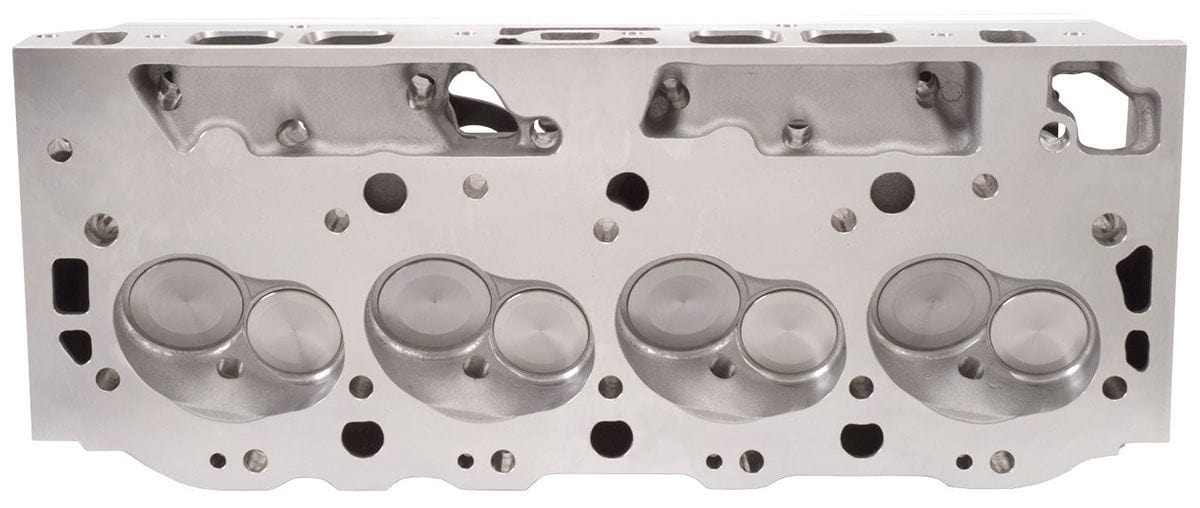 EDELBROCK Big Block Chevy, With 290cc oval ports & 110cc combustion chambers E-Street 290 Oval Port Cylinder Heads - Single - Complete ED50459 Autofit