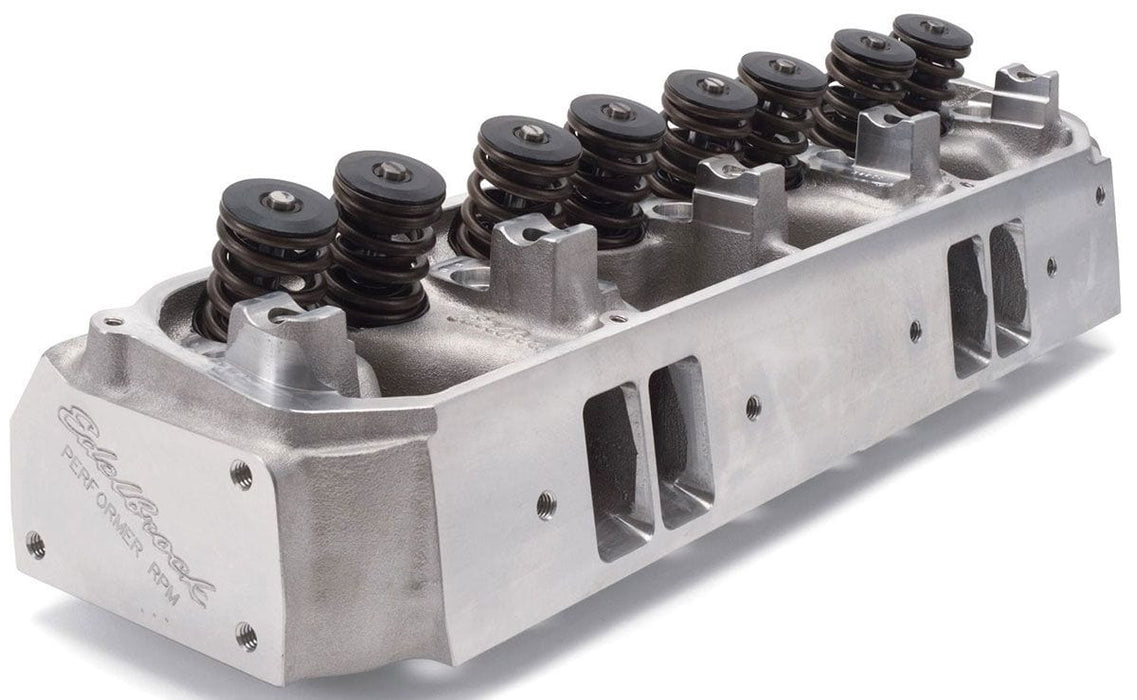 EDELBROCK Big Block Chrysler, 84cc chambers, great torque and horsepower up to Performer RPM Chrysler 440 Cylinder Heads - Single - Complete ED60929 Autofit